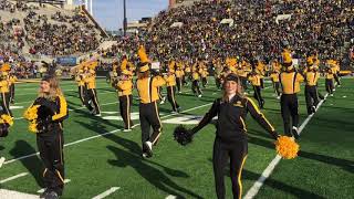 Hawkeye Marching Band performs quotOn Iowaquot [upl. by Laniger]