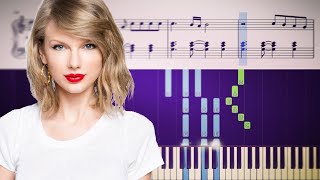 Taylor Swift  exile feat Bon Iver  Piano Tutorial  SHEETS [upl. by Aimek425]