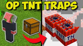 TOP 5 MINECRAFT TNT TRAPS TO PRANK YOUR FRIENDS [upl. by Ednihek223]