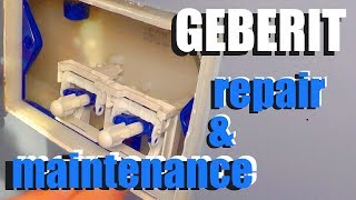 Geberit toilet repair and maintenance  How to [upl. by Buschi]