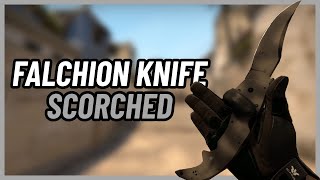 ★ Falchion Knife Scorched  CSGO Knife Showcase [upl. by Aletta696]