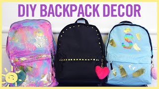 STYLE amp BEAUTY  DIY Backpack Decor [upl. by Adallard]