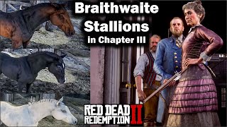 Get a Braithwaite Stallion in Chapter 3Turkoman Black or White Arabian  a 2021 Guide  Red Dead 2 [upl. by Carnay646]