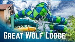 ALL WATER SLIDES at Great Wolf Lodge Poconos Pennsylvania [upl. by Elena]