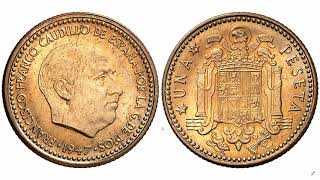 Cuánto valen las pesetas de Franco y cómo clasificarlas [upl. by Hunfredo]