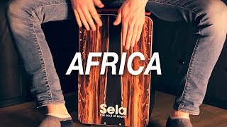 Cajon Lesson How To Play Africa On Cajon Toto [upl. by Margherita780]