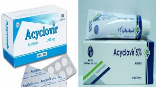 Aciclovir tablet uses  side effects and warning and acyclovir ointment uses [upl. by Aliahkim]