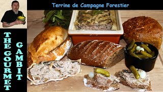 Terrine de Campagne Forestier  French Bistro Recipe [upl. by Obeng563]