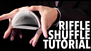 Cardistry for Beginners Shuffles  Riffle Shuffle Tutorial [upl. by Huckaby]