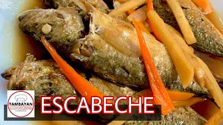 ESCABECHE  ESKABETSE ISDA  EASY AND SIMPLE TO FOLLOW  Tambayan Cooking Lutong Bahay [upl. by Gillman]