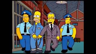 The Simpsons Homer gets the death penalty Clip [upl. by Chem903]