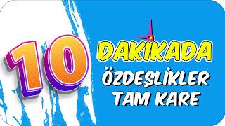 10dkda ÖZDEŞLİKLER TAM KARE [upl. by Pandich]