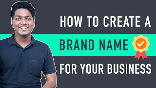 How To Create A Brand Name For Your Business in just 3 steps [upl. by Wartow]