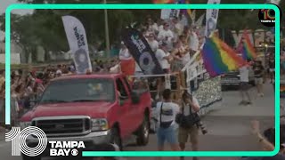 St Pete Pride parade in downtown St Petersburg [upl. by Corabel]