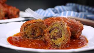 How To Make Authentic Italian Braciole In Sauce Best Braciole Recipe [upl. by Olram]