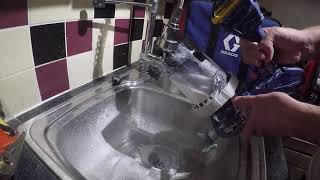 How to clean a Graco Ultra cordless handheld airless sprayer [upl. by Notsew]