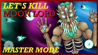 How to EASILY Beat MASTER MODE Moon Lord in Terraria 14 [upl. by Atinniuq]