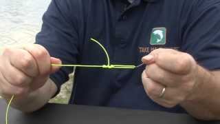 Fishing Knots How to Tie an Improved Clinch Knot [upl. by Sitoeht]