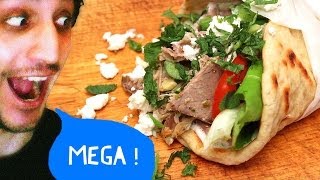 Greek Lamb Pita Sandwich with Easter Leftovers  Gyros γύρος [upl. by Helse72]