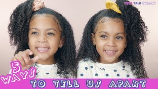 5 Ways To Tell Twins Apart [upl. by Eenafets413]