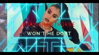 Koryn Hawthorne  Wont He Do It  Instrumental w Lyric Video [upl. by Chiles]