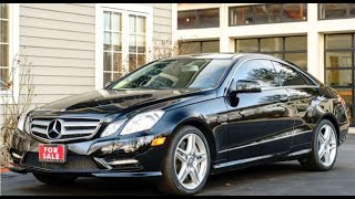 2012 Mercedes Benz E550 AMG Sport Coupe [upl. by Aennyl727]