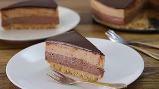 NoBake NutellaPeanut Butter Cheesecake Recipe [upl. by Sybil]