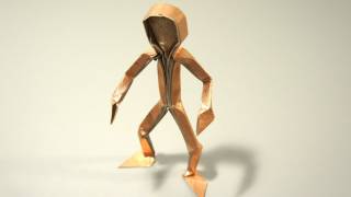 Origami Figura Humana Claudio Acuña J [upl. by Eskill]