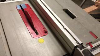 Bosch 4100 Table Saw Fence Adjustment [upl. by Sillig]