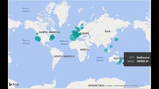 Map Visual Power BI [upl. by Fritts808]