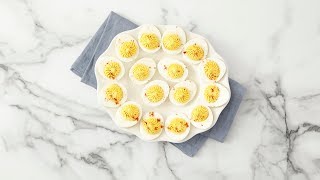 Classic Deviled Eggs Martha Stewart [upl. by Nibbs]