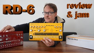 Behringer RD6 plastic analog  review amp jam with TD3 [upl. by Brigid100]