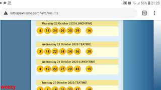 UK49s lunchtime Predictions for Tomorrow [upl. by Marlo]