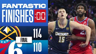 Final 215 WILD ENDING 76ers vs Nuggets 🍿🍿 [upl. by Kreda]