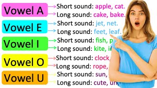 VOWELS amp CONSONANTS  Whats the difference  Learn with examples [upl. by Eneleoj]