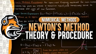 Newton’s Method  Numerical Methods [upl. by Urbanus]