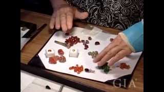 Cutting Garnet With Meg Berry by GIA [upl. by Cristy]