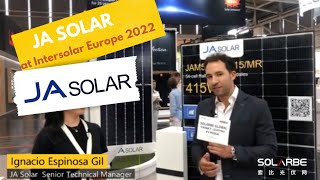 JA Solar presenting a wide portfolio at Intersolar Europe 2022 [upl. by Nelad498]