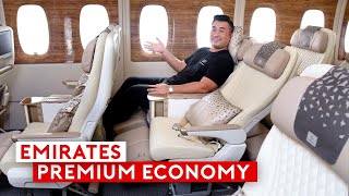 Emirates New Premium Economy and Upgraded Cabin on A380 [upl. by Goles]