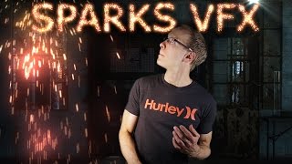 After Effects Tutorial  Spark Particles Quick VFX [upl. by Nuavahs509]