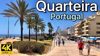 Quarteira  Portugal Walking tour  Algarve 4K Ultra HD [upl. by Freberg]