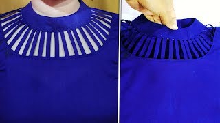 Latest Unique Neck Design Cutting And Stitching Tutorial In Bangla Step By Step নতুন গলার ডিজাইন [upl. by Aihsa]