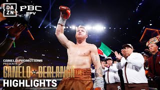 FIGHT HIGHLIGHTS  Canelo Alvarez vs Edgar Berlanga [upl. by Nnylaj]