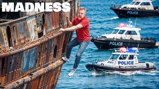 CLIMBING ABANDONED SHIPWRECK IN SCOTLAND [upl. by Schug]