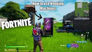 How To Use Vending Machines in Fortnite Creative [upl. by Rodmun]