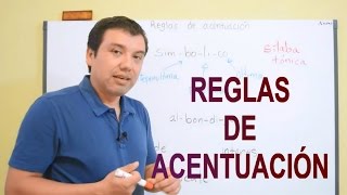 REGLAS DE ACENTUACIÓN [upl. by Inait]