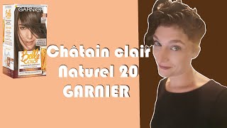 COLORATION  CHATIN CLAIR  GARNIER [upl. by Gilges]