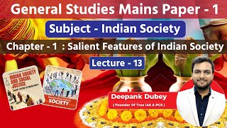 GS Mains Paper1  Indian Society  Ch1  Salient Features Of Indian Society  Part13  True IAS [upl. by Biondo]