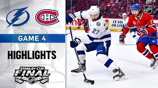 Cup Final Gm 4 Lightning  Canadiens 7521  NHL Highlights [upl. by Mcfadden428]