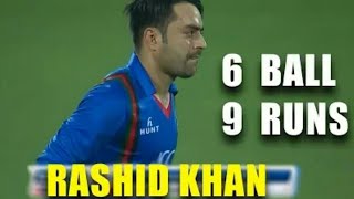 Rashid Khan Blowing 6 Bowl 9 Runs Needed 3rd T 20 Ban Vs Afg [upl. by Gault]